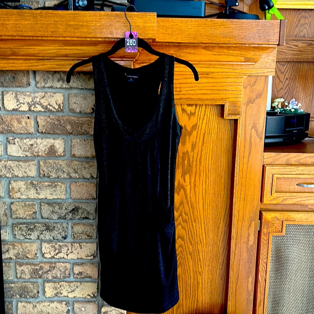 Twenty One black sparkled dress with pockets S
